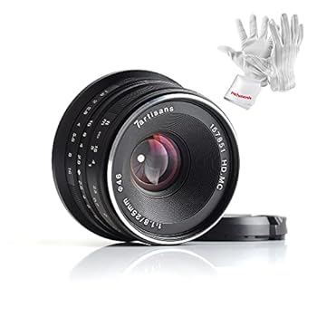 【中古】7artisans 25粍 F1.8 APS-C 大差しわたしハウツー物興味の中心くっ付ける水晶体 オリンパスとパナソニックマイクロフォーサーズMFT M4/3写真機用 - 黒いこと