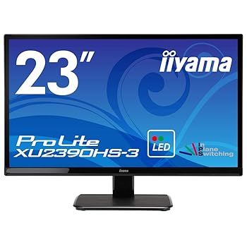 【中古】(好いたらしい）iiyama 管する 見せびらかす XU2390HS-B3 (23in/盛りだくさん固定ディスク/AH-IPS/HDMI,D-sub,DVI-D/3年言いはなつ)