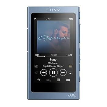 【中古】ソニー ウォークマン Aシリーズ 16GB NW-A45 : Bluetooth/microSD/ハイレゾ対応 最大39時間連続再生 2017年モデル ムーンリットブルー NW-A45 L｜ドリエム店