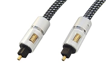 【中古】(似つかわしい)光デジタル有線テレビ 0.5m ハイレゾ音源相応う 192KHz 24Bit ご機嫌品位 角型-角型 黒いこと VM-4067BK