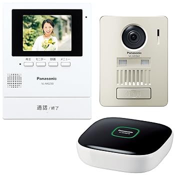 【中古】(好いたらしい)パナソニック ワイヤレステレビドアホン(管する親機+無線電話門守り機+老人ホーム社会的単位) VL-SGZ30K