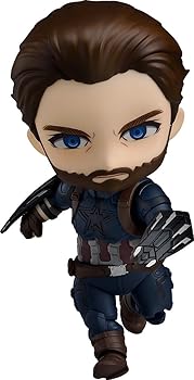 【中古】(良い)ねんどろいど アベンジャーズ/インフィニティ・ウォー キャプテン・アメリカ インフィニティ・エディション ノンスケール ABS&PVC製 塗装済み可