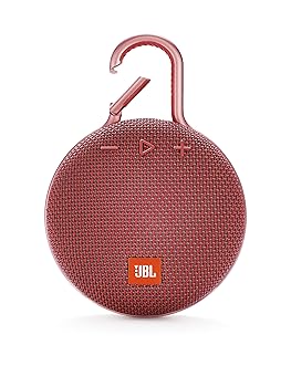 【中古】JBL CLIP3 Bluetoothスピーカー IPX7防水/パッシブラジエーター搭載/ポータブル/カラビナ付 レッド JBLCLIP3RED 【国内正規品】