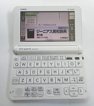 【中古】CASIO(カシオ) 電子辞書 EX-Word DATAPLUS10 XD-JTG6000WE (ジャパネット限定モデル)|ドリエム店