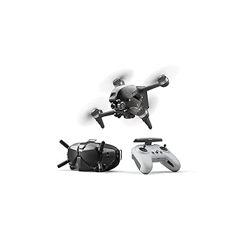 【中古】(良い)DJI FPVコンボ、リモートID対応、4Kカメラ搭載FPVクアッドコプタードローン (UAV)、 ゴム 没入感溢れる飛行体験、Sモード、超広角150° FOV、HD