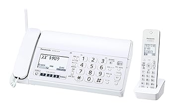 【中古】(良い)パナソニック おたっくす デジタルコードレスFAX 子機1台付き 1.9GHz DECT準拠方式 ホワイト KX-PZ210DL-W