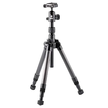 【中古】(良い)Velbon トラベル三脚 ULTREK UTC-53 II AS 5段 ウルトラロック 脚径26.2mm 中型 自由雲台 (トルク調整対応) コマ止め方式 アルカスイス互換 カー