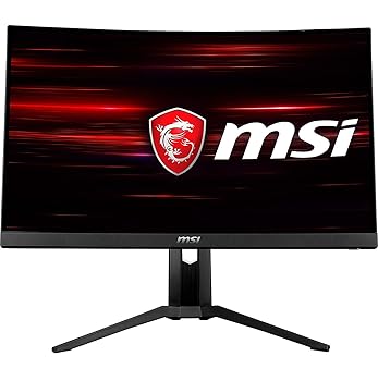 【中古】(良い)MSI Optix MAG241CR 湾曲24インチ ゲーミングモニタ MN462|ドリエム店