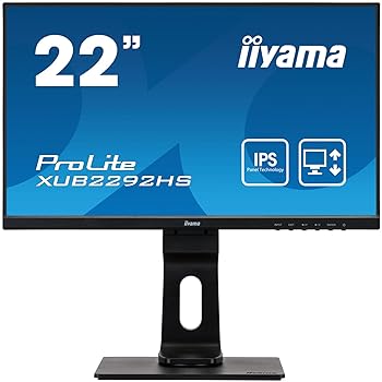 【中古】(似つかわしい)二十日鼠電子計算機 iiyama 管する 見せびらかす XUB2292HS-B1(21.5型/1920×1080/IPS遣りかたノングレア/狭写真立てひな形受け答え/広可視性角/昇降/ピ