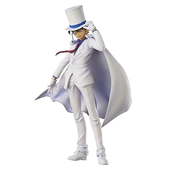 【中古】(良い)「名探偵コナン」怪盗キッド ノンスケール PVC&ABS製 塗装済み 完成品フィギュア