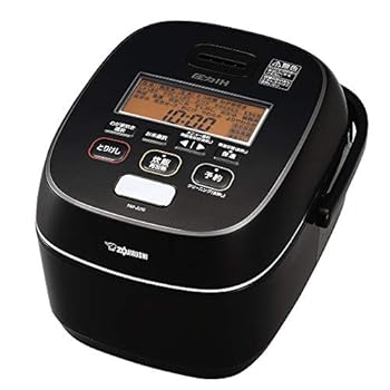 【中古】(良い)象印マホービン 炊飯器 5.5合 ブラック NW-JU10-BA