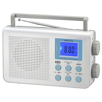 【中古】AudioComm 携帯型DSPラジオ受信機 AM/FM RAD-T650Z 03-0374 OHM オーム電機