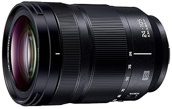【中古】(良い)パナソニック(Panasonic) 標準ズームレンズ フルサイズミラーレス一眼 Lマウントシステム用 ルミックス LUMIX S 24-105mm F4 MACRO O.I.S. ブラ|ドリエム店