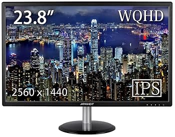 【中古】JAPANNEXT JN-IPS244WQHD 23.8インチ液晶ディスプレイ WQHD PCモニター FreeSync|ドリエム店