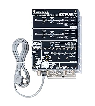 【中古】(良い)日本アンテナ CS・BS/UHF/V-Low・FMブースター 4K8K対応 E37FUSL