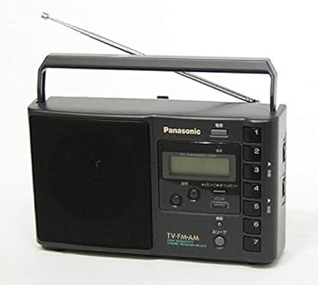 【中古】Panasonic パナソニック National ナショナル RF-U70-K ブラック 3バンドラジオ (TV/FM/AM)｜ドリエム店