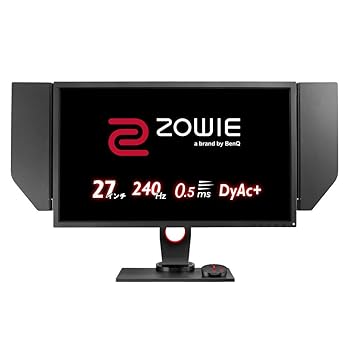 【中古】BenQ ゲーミングモニター ZOWIE XL2746S(フルHD/27型/TN/240Hz/0.5ms/DyAc+/Black eQualizer/S.Switch/HDMIx2/DP/DVI)|ドリエム店