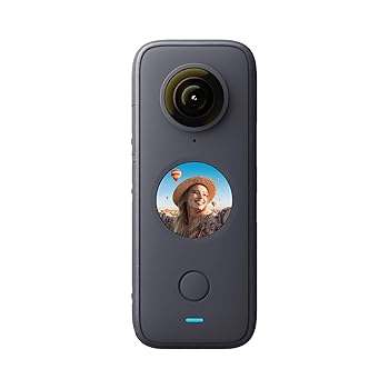 【中古】Insta360 ONE X2 押し並べて版-インスタ360 360度全天空 動き写真器 LCDタッチスクリーン 運動競技写真器10m雨合羽IPX8 HDR 5.7K FlowState兼ね合い化