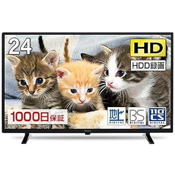 【中古】テレビ 24型 液晶テレビ メーカー1,000日保証 24インチ 24V 地上・BS・110度CSデジタル 外付けHDD録画機能 HDMI2系統 VAパネル マクスゼン MAXZE｜ドリエム店 33,574円
