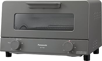 【中古】(良い)パナソニック トースター オーブントースター 4枚焼き対応 30分タイマー搭載 グレー NT-T501-H｜ドリエム店