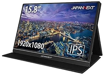 【中古】(良い)JAPANNEXT 15.8インチ モバイルモニター IPS パネル フルHD 1920x1080解像度 スマートケース付き (Type C/PC対応/スピーカー内蔵/光沢) JN-MD-IP|ドリエム店