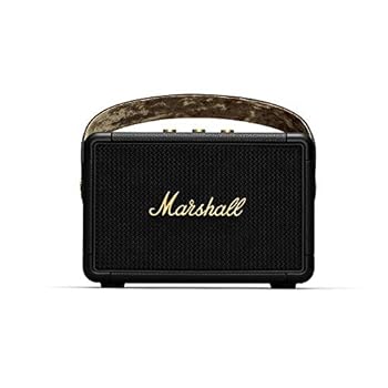 【中古】(良い)Marshall ワイヤレスポータブルスピーカー KILBURN II ブラック&ブラス 連続再生20時間/IPX2防滴仕様/急速充電/aptX対応 【国内正規品】｜ドリエム店 44,953円