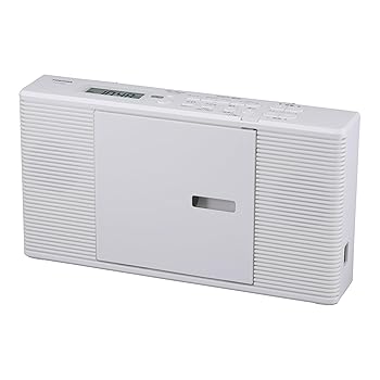【中古】東芝 CDラジオ TY-C260 (W) スリム & コンパクト ワイドFM対応 アルカリ乾電池対応 奥行6.2cm 語学学習機能充実モデル｜ドリエム店