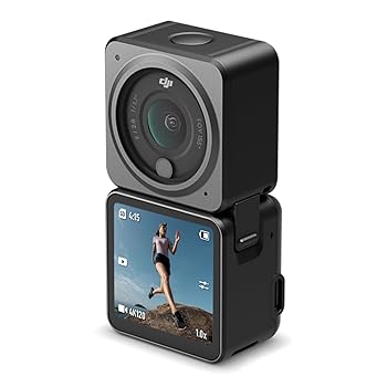 【中古】DJI Action 2 Dual Screenジャズバンド(32GB) 動き写真器 【国内定まり品】 4K デュアル OLEDタッチスクリーン 超広角155°FOV ジンバル 磁気で装