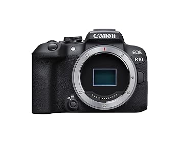 【中古】キヤノン EOS R10 ミラーレス Vlog カメラ 24.2MP 4K動画 DIGIC X イメージプロセッサー 高速撮影 被写体追跡 コンパクト 軽量 被写体検知 コン｜ドリエム店