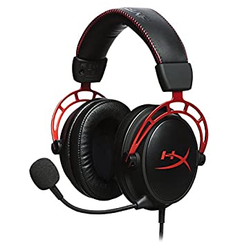 【中古】HyperX Cloud Alpha ゲーミング ヘッドセット インライン音量コントロールBox付属 レッド HX-HSCA-RD/AS