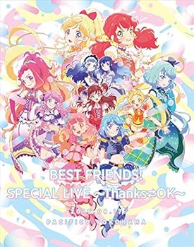 【中古】TVアニメ/データカードダス『アイカツフレンズ! 』「BEST FRIENDS! スペシャルLIVE ~THANKS?OK~ LIVE Blu-ray」｜ドリエム店