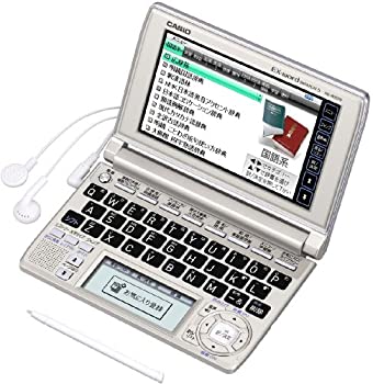 【中古】CASIO Ex-word 陰電子字引き XD-A6500GD 三鞭酒ゴールド 多字引き取り入れるひな形 ツインタッチパネル 物音相応う 100コンテンツ 日本読みもの300細工物/領域文