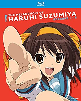 【中古】(非常に良い)MELANCHOLY OF HARUHI SUZUMIYA: SEASONS ONE & TWO [Blu-ray] Import episodes 1-28｜ドリエム店