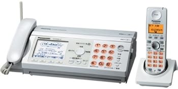 【中古】パナソニック おたっくす デジタルコードレスFAX 子機1台付き ホワイト KX-PW606DL-W