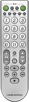【中古】audio-technica テレビ&ビデオ/DVDプレーヤー再生リモコン ATV-552D SV|ドリエム店