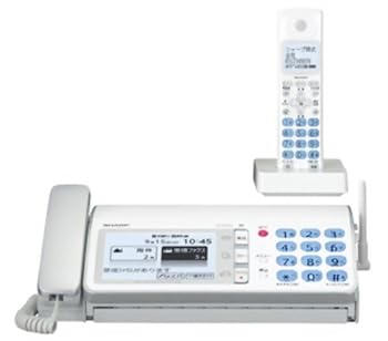 【中古】シャープ デジタルコードレスFAX 子機1台付き UX-D82CL