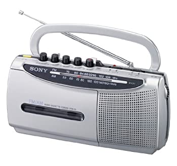 【中古】SONY ラジオカセットコーダー E5 シルバー CFM-E5/S