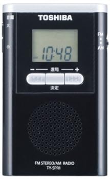 【中古】TOSHIBA AM/FMラジオ TY-SPR1(K)