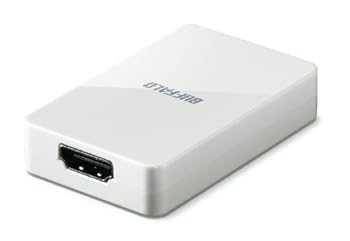 【中古】BUFFALO HDMI界面申し受ける USB2.0用 見せびらかす増設アダプタ GX-HDMI/U2 その他-家電