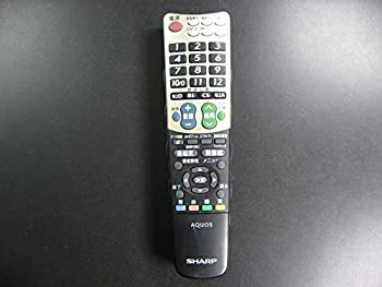 【中古】(非常に良い)シャープ 液晶テレビ用リモコン RRMCGA826WJSA(0106380309)