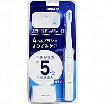 【中古】(非常に良い)オムロン 音波式電動歯ブラシ HT-B306 ホワイト