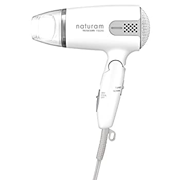 【中古】(非常に良い)TESCOM naturam マイナスイオンヘアードライヤー ホワイト TID295-W