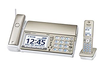 【中古】(非常に良い)パナソニック おたっくす デジタルコードレスFAX 子機1台付き 1.9GHz DECT準拠方式 シャンパンゴールド KX-PD604DL-N｜ドリエム店