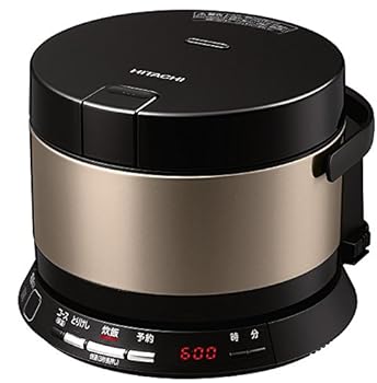 【中古】(非常に良い)日立 炊飯器 2合 IH式 おひつ御膳 コンパクト&シンプル 打込鉄釜 RZ-WS2M N