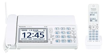 【中古】(非常に良い)パナソニック おたっくす デジタルコードレスFAX 子機1台付き 迷惑防止機能搭載 ホワイト KX-PD600DL-W