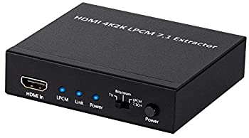 【中古】(人並み外れたに好いたらしい)Monoprice BlackbirdTM 4K Series 7.1 HDMI Audio Extractor