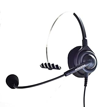 【中古】(非常に良い)顧客ニーズで生まれた業務用電話機ヘッドセット(6色対応):ブラック・マイク感度中感度タイプ(NTT、日立、ナカヨ、パナソニック、岩通、|ドリエム店