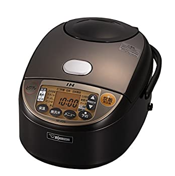 【中古】(非常に良い)象印 炊飯器 5.5合 IH式 極め炊き ブラウン NP-VQ10-TA｜ドリエム店