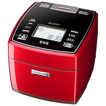 【中古】(人並み外れたに好いたらしい)三菱電機 IHジャー炊飯器 備長炭炭炊釜 5.5合炊き ルビー赤いこと NJ-VX107-R