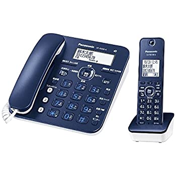 【中古】(人並み外れたに好いたらしい)パナソニック 電話 RU・RU・RU VE-GZ30DL-A [ネイビーブルー]